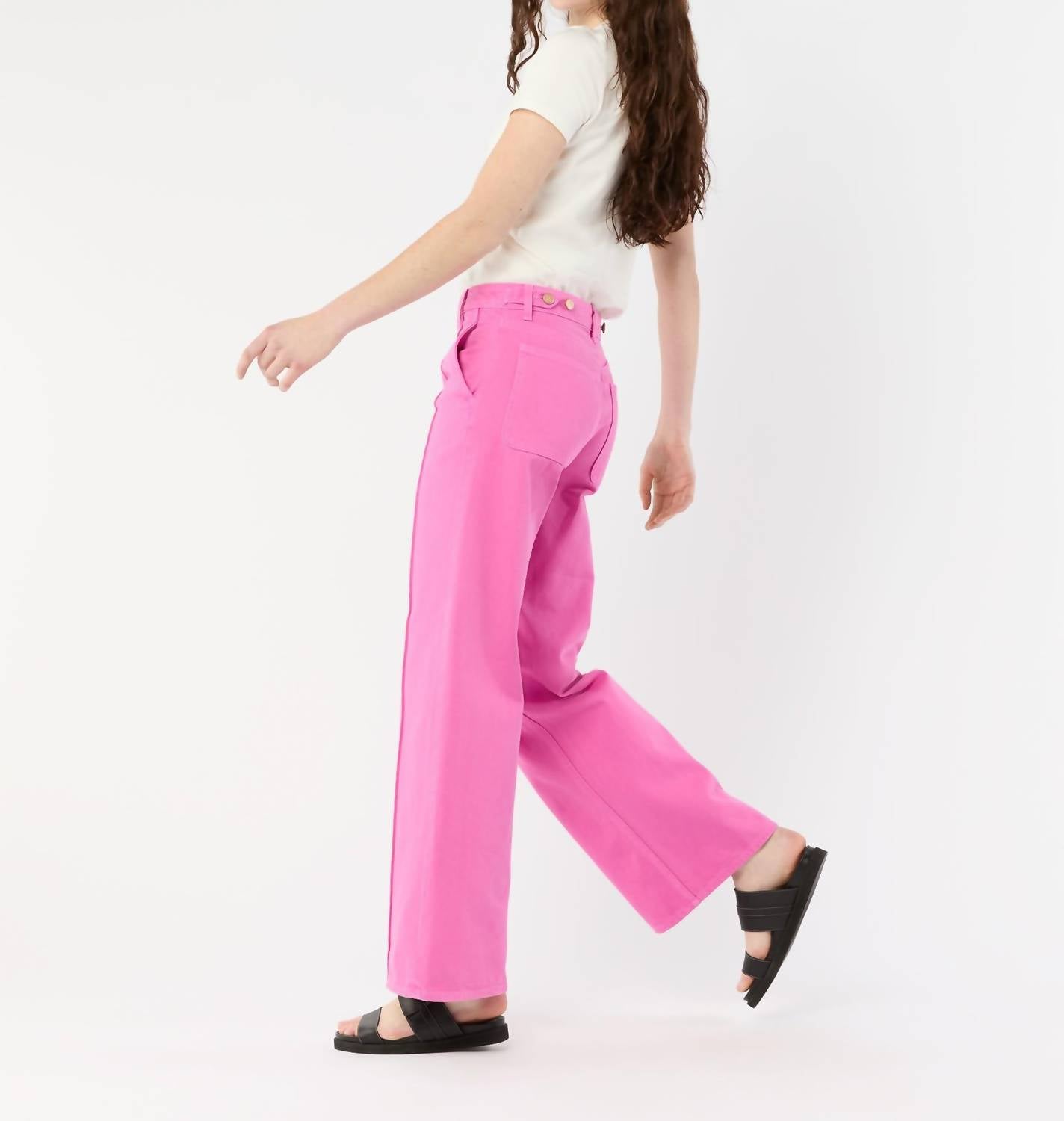 Ulla Johnson - Asher Wide Leg Jeans - clothing - cotton - flare