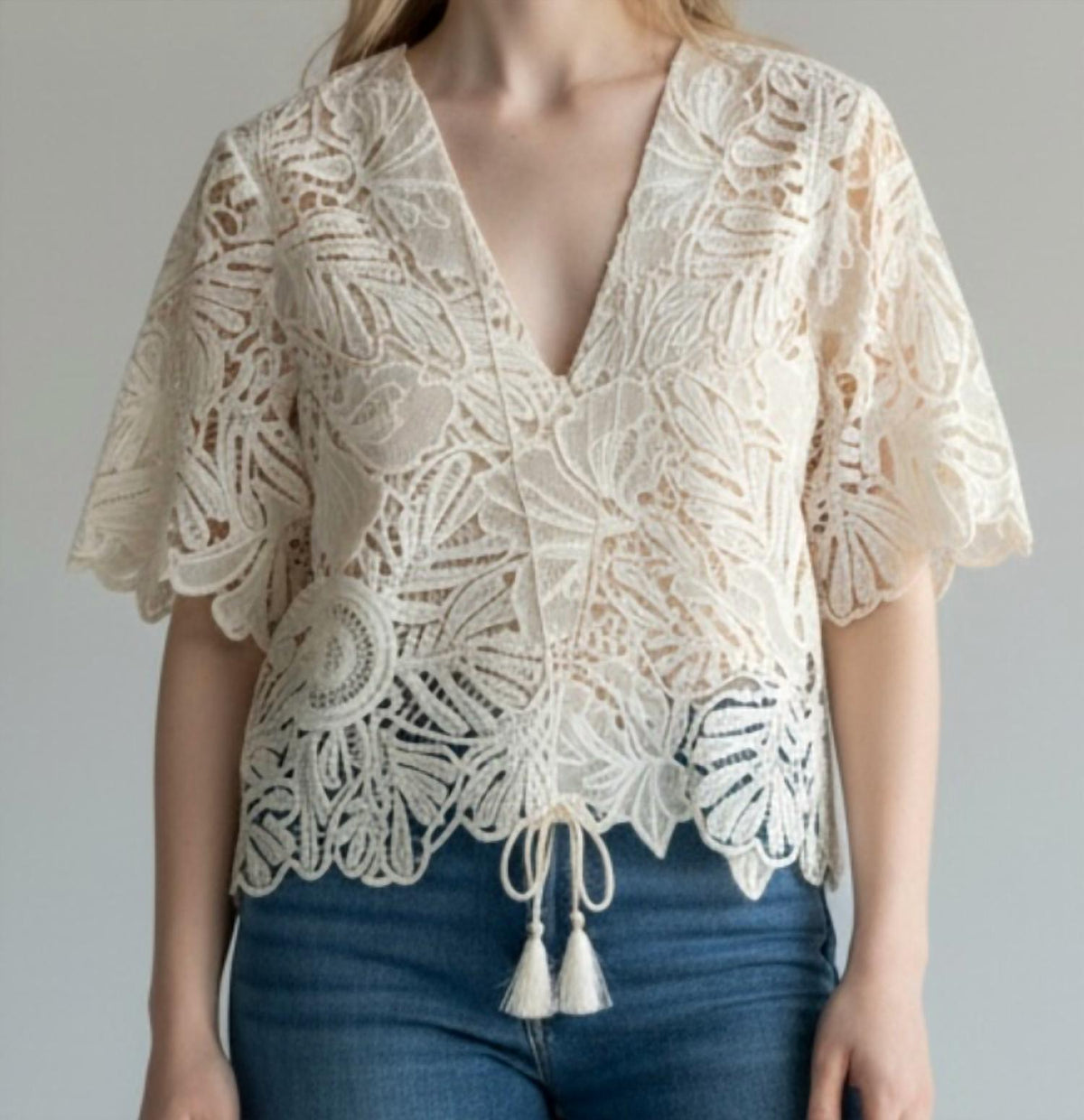 Ulla Johnson - Dua Corded Short Sleeve Top