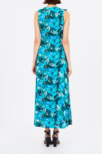 Ulla Johnson - Elise Ruffled Printed Jersey Maxi Dress - blue - clothing - dresses