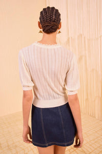 Ulla Johnson - Gemma Short Sleeve Knit Top