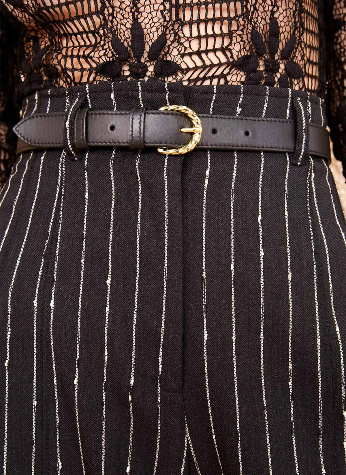 Ulla Johnson - Gia Twisted Buckle Belt