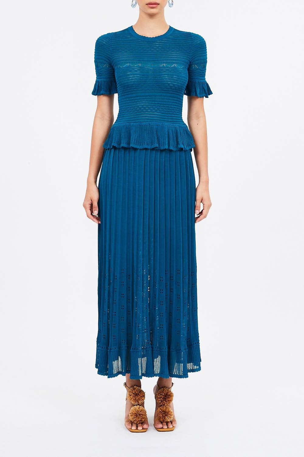 Ulla Johnson - Giselle Maxi Skirt - blue - clothing - long - skirts