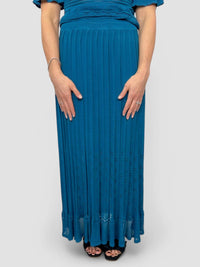Ulla Johnson - Giselle Maxi Skirt - blue - clothing - long - skirts