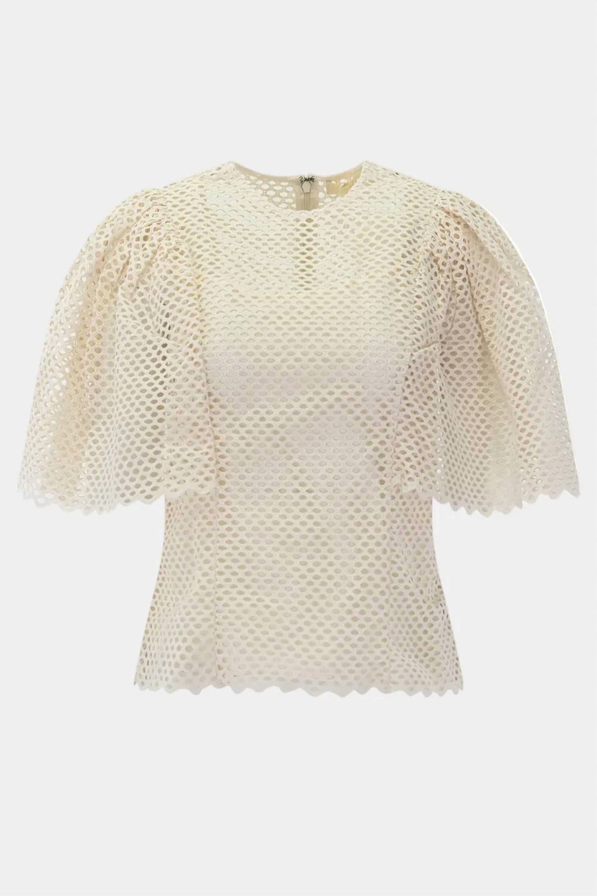 Ulla Johnson - Hera Short Sleeve Eyelet Cotton Top