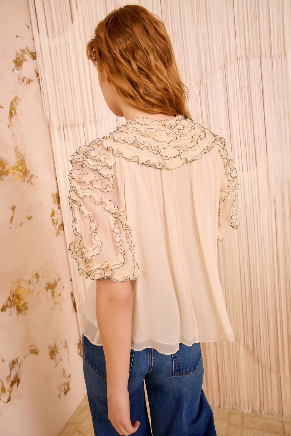 Ulla Johnson - Isolda Short Sleeve Blouse
