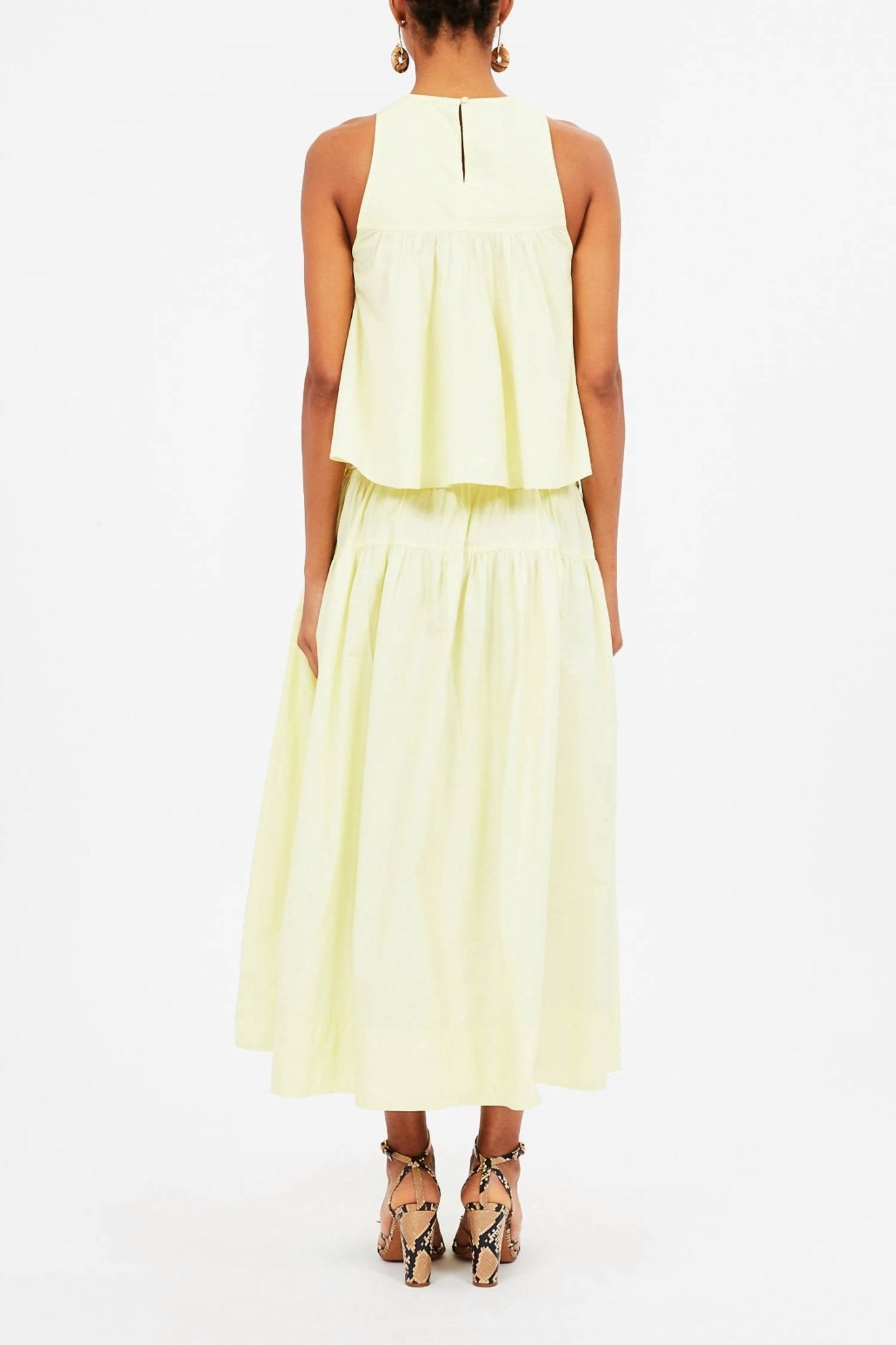 Ulla Johnson - Kali Cotton Sleeveless Tank Top - clothing - cotton - solid