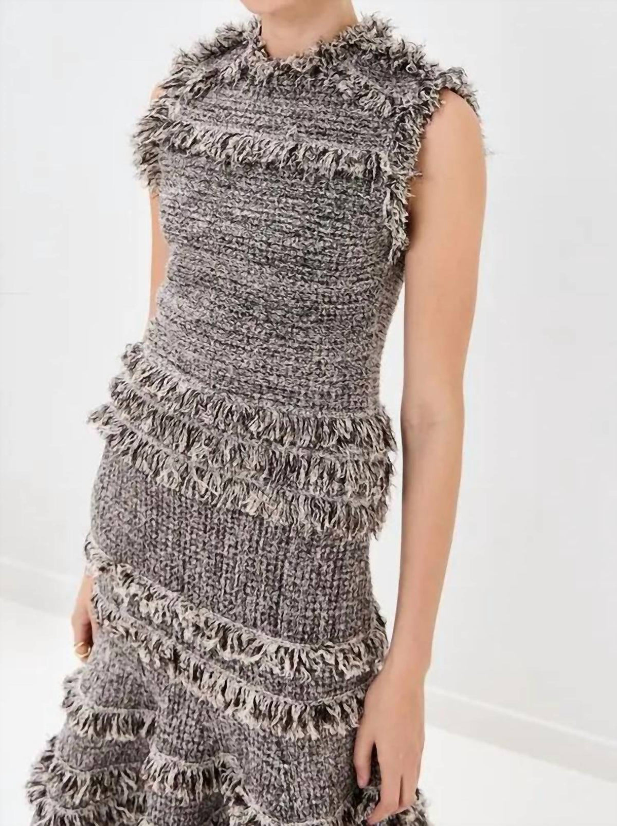 Ulla Johnson - Kassi Knit Tweed Sleeveless Top