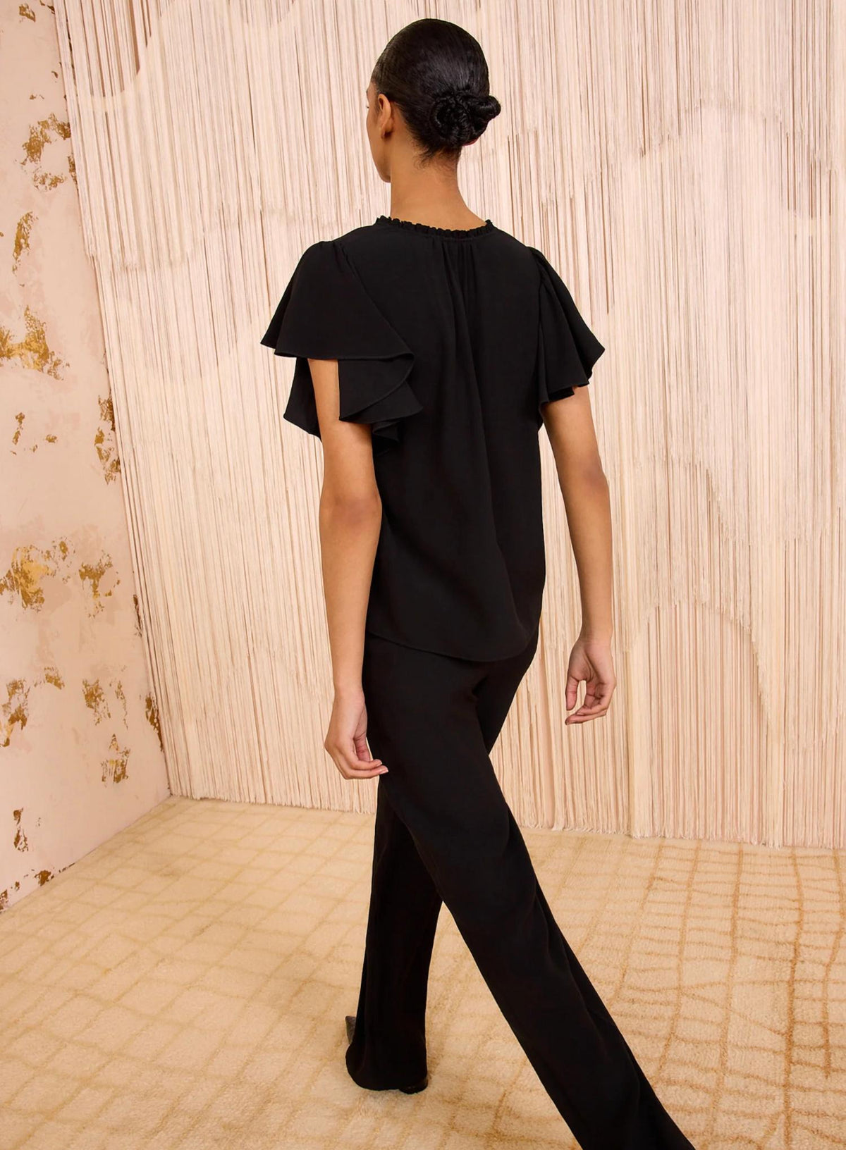 Ulla Johnson - Lilo Flutter Sleeve Blouse