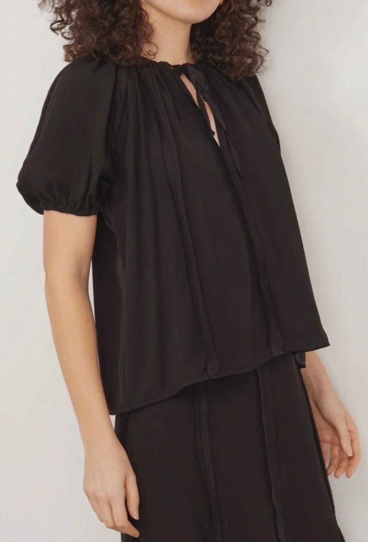 Ulla Johnson - Marcelena Puff Short Sleeve Top