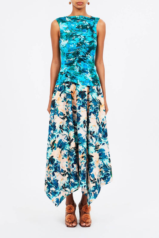 Ulla Johnson - Medea Sleeveless Top - blouses - blue - clothing