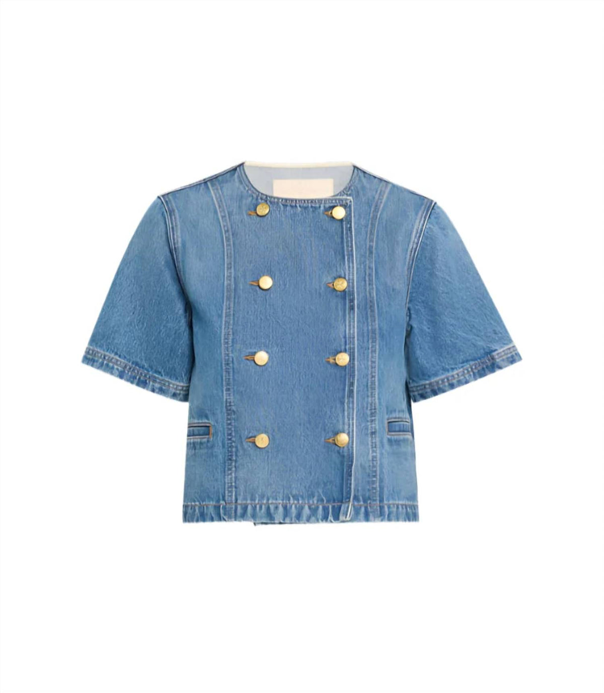Ulla Johnson - Serge Short Sleeve Denim Jacket