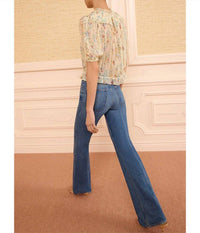 Ulla Johnson - Solenne Short Sleeve Silk Top