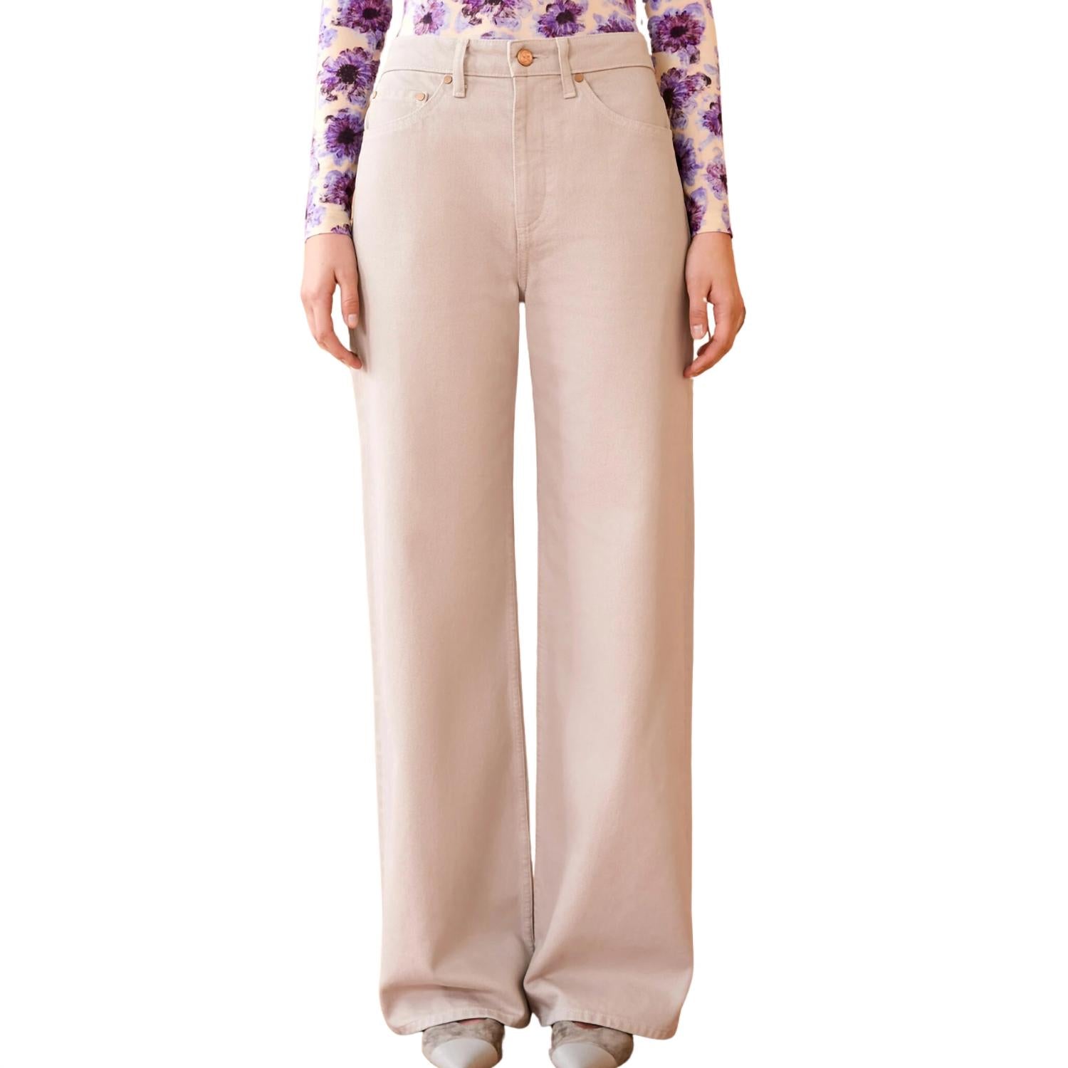 Ulla Johnson - The Willow Jean - clothing - flare - grey