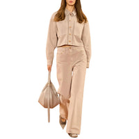 Ulla Johnson - The Willow Jean - clothing - flare - grey