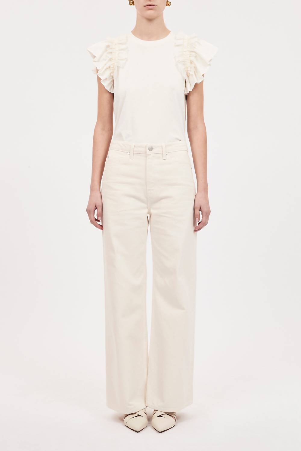 Ulla Johnson - Willow Jean - clothing - cotton - flare