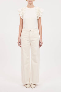 Ulla Johnson - Willow Jean - clothing - cotton - flare