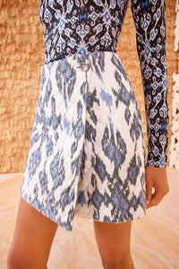 Ulla Johnson - Zina Skirt - blue - clothing - cotton