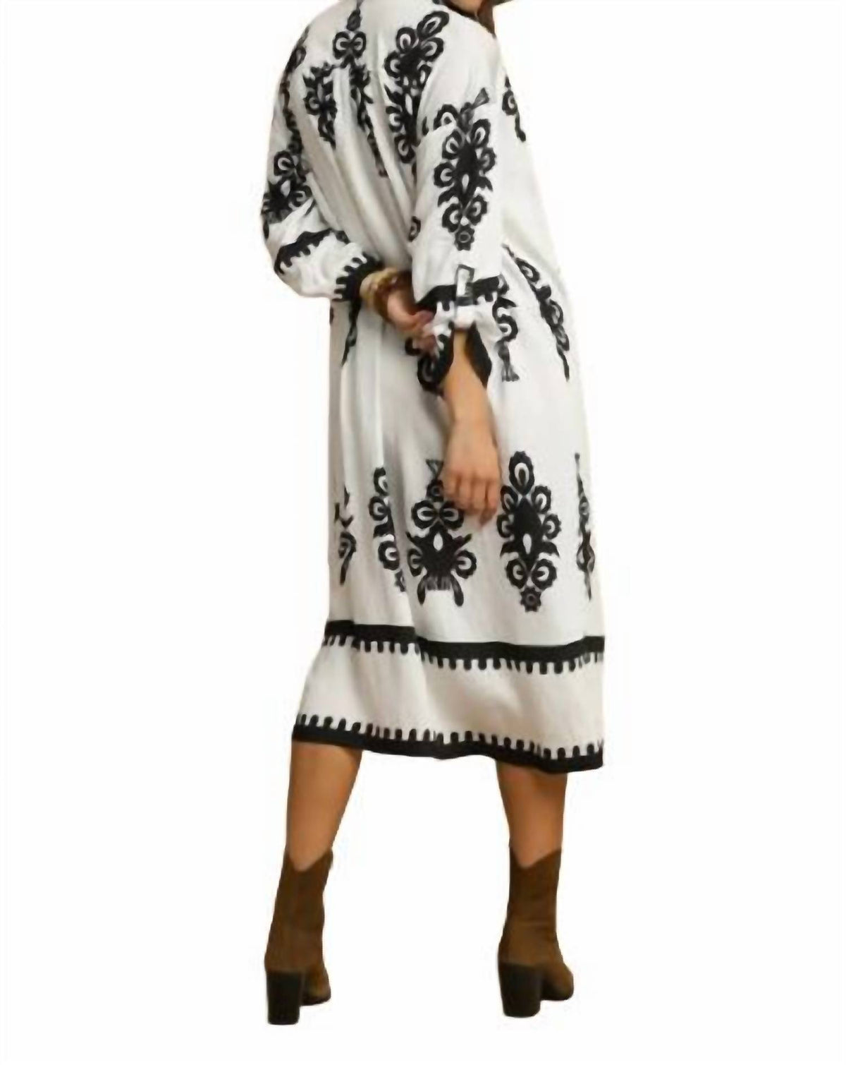 Umgee - Abstract Print Midi Dress