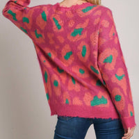 Umgee - Ainsley Leopard Sweater