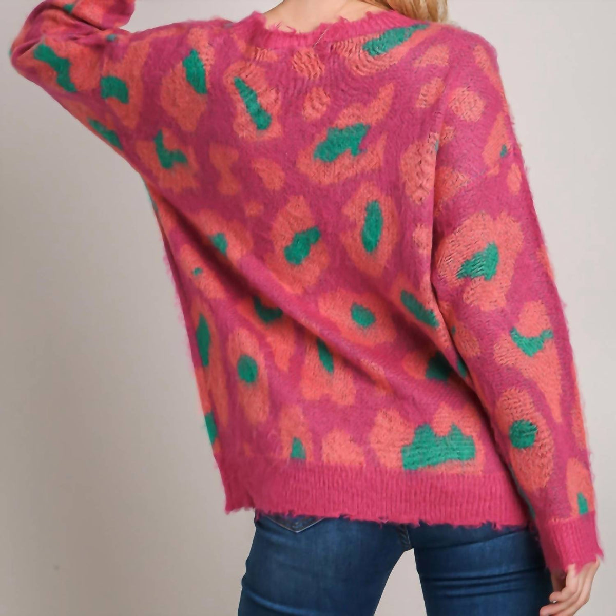 Umgee - Ainsley Leopard Sweater