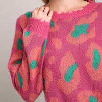 Umgee - Ainsley Leopard Sweater