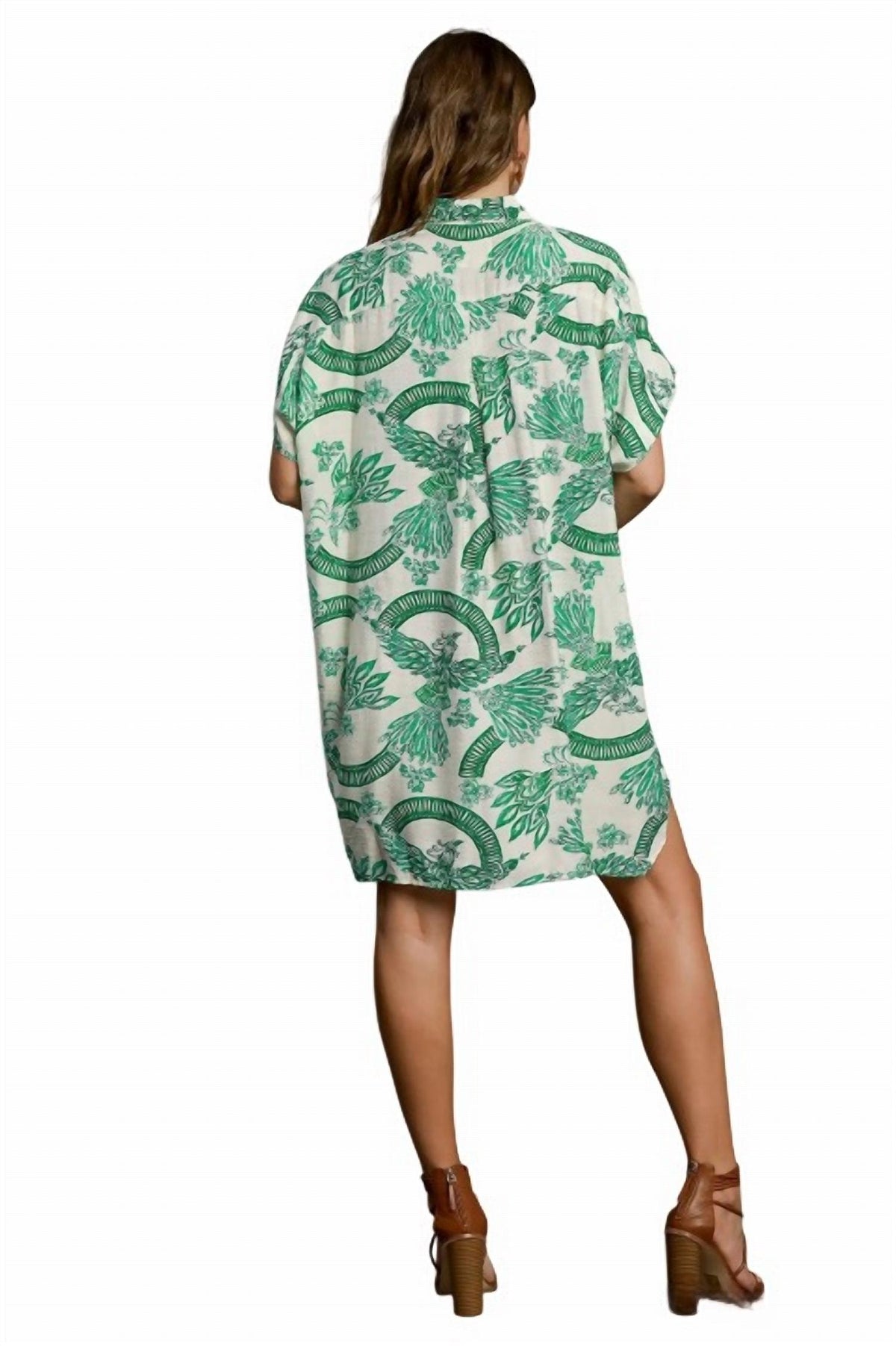 Umgee - Bailey Printed Button Front Dress