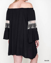 Umgee - Bell Sleeve Boho Chic Dress