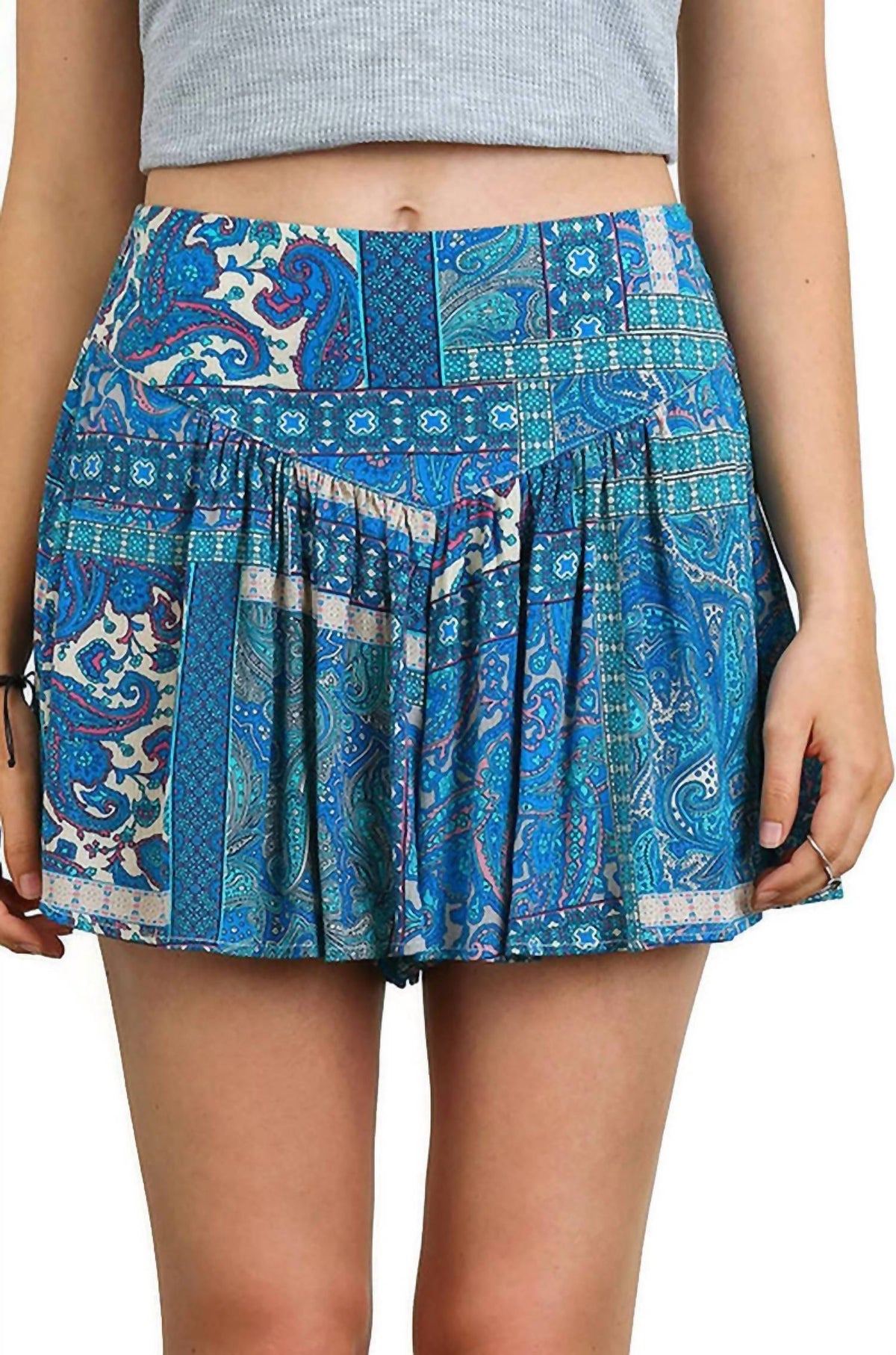 Umgee - Bohemian Printed Shorts