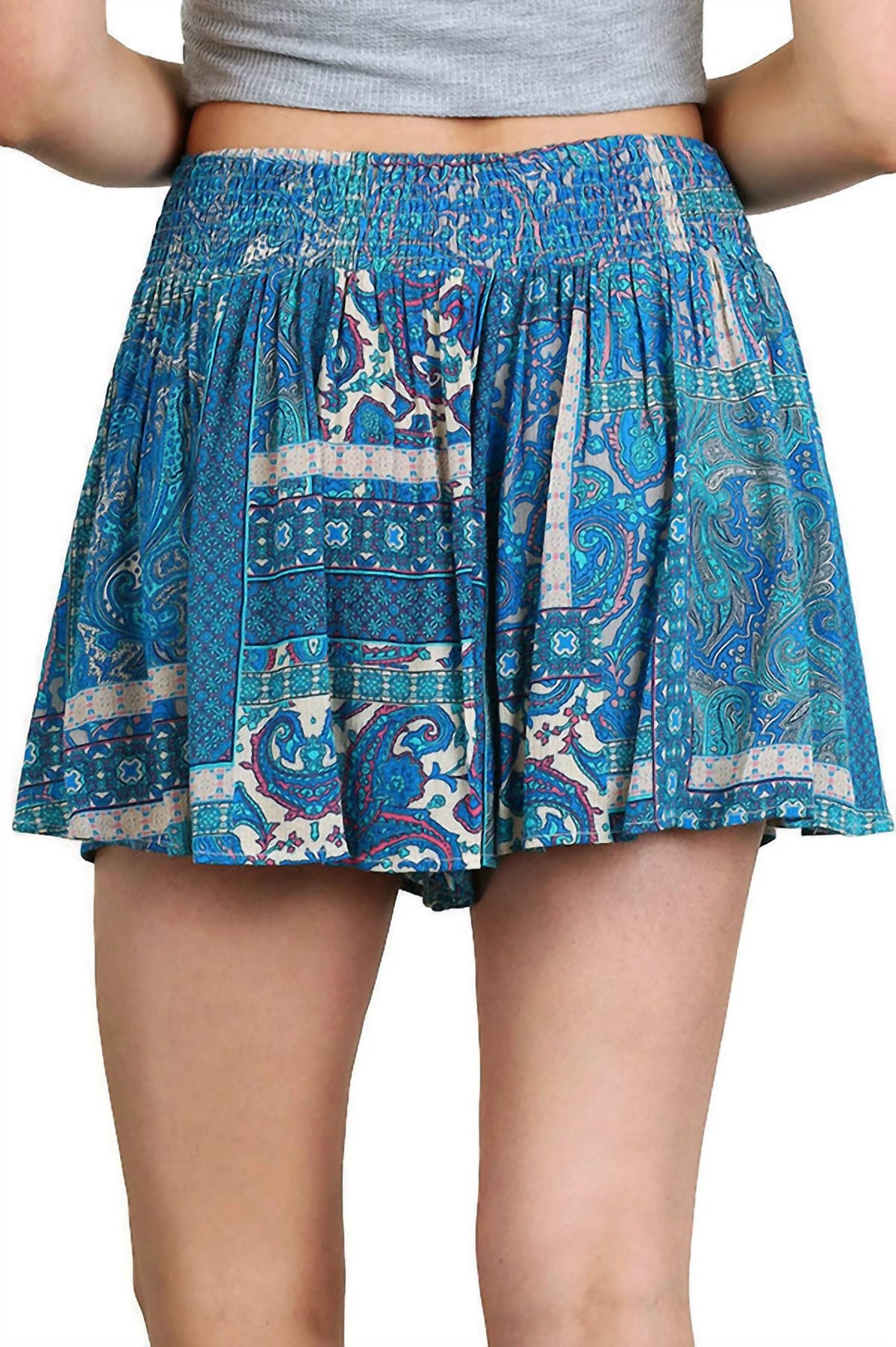 Umgee - Bohemian Printed Shorts