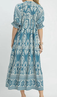 Umgee - Border Midi Dress