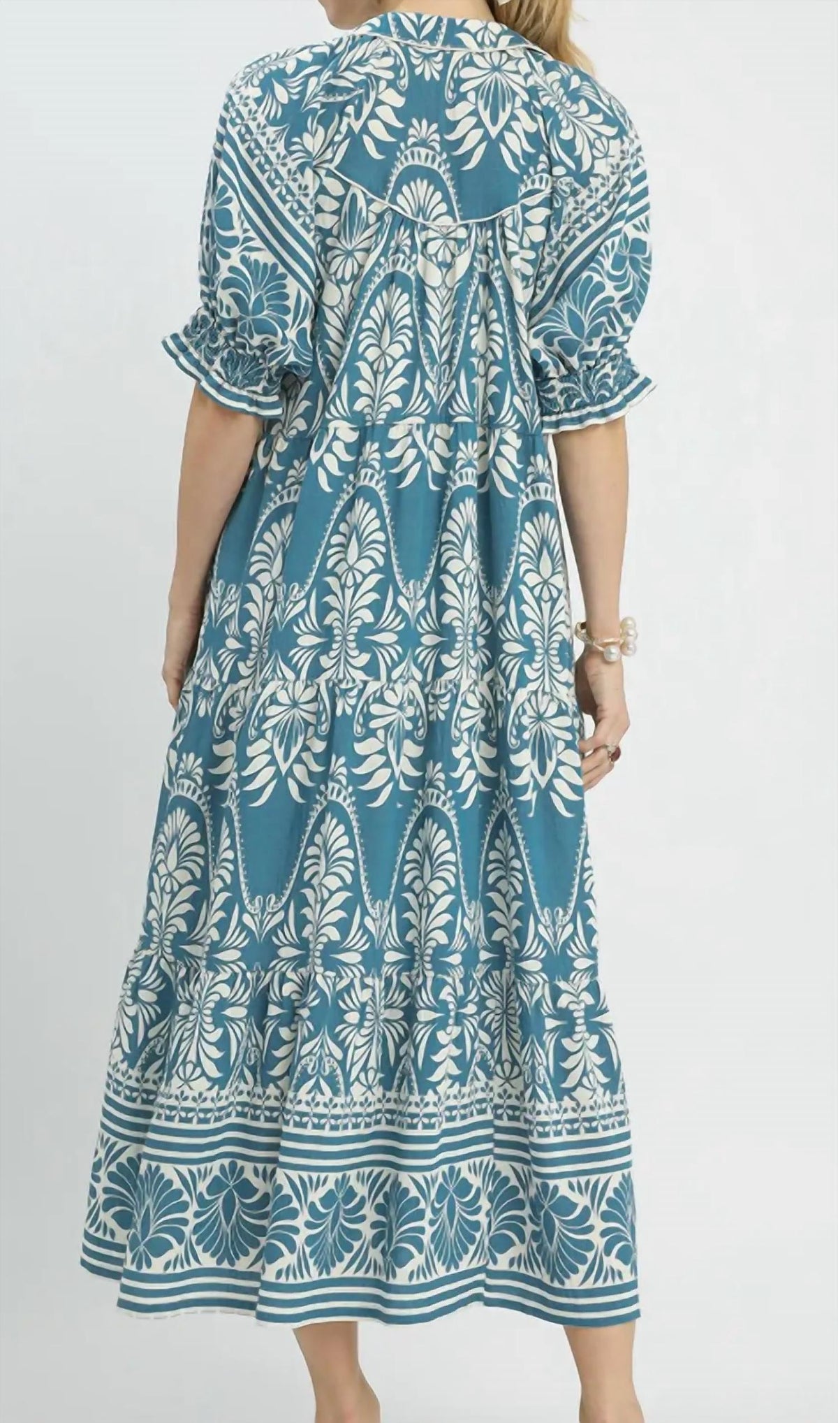 Umgee - Border Midi Dress