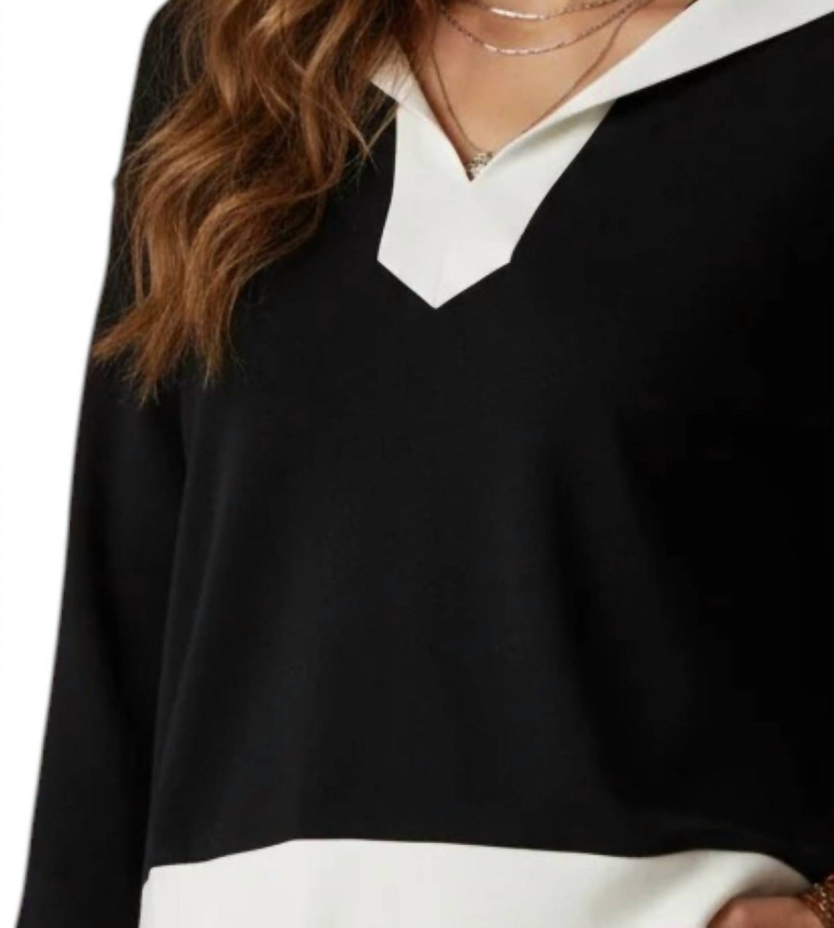 Umgee - Chelsea Collar Pullover Sweater