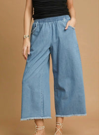 Umgee - Elastic Wide-Leg Pants