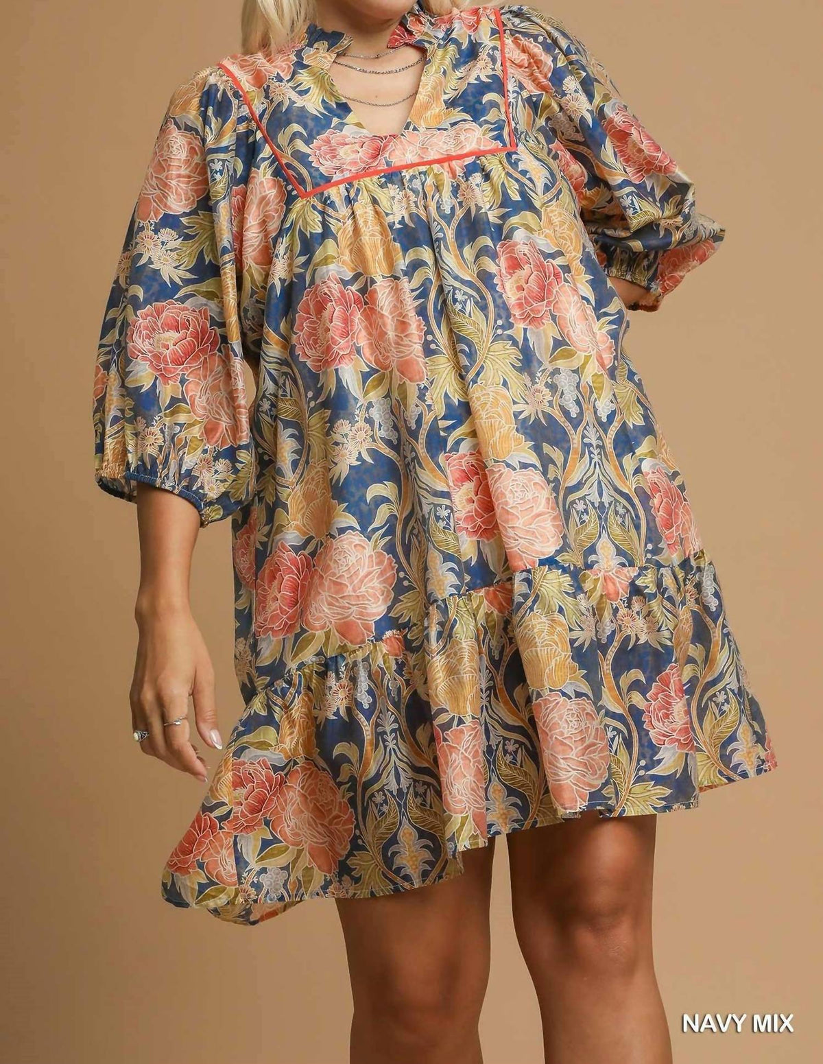 Umgee - Fall Floral Dress