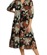 Umgee - Floral Abstract Dress