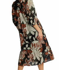 Umgee - Floral Abstract Dress