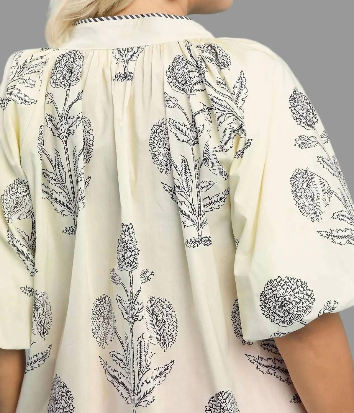 Umgee - Floral Cotton Top