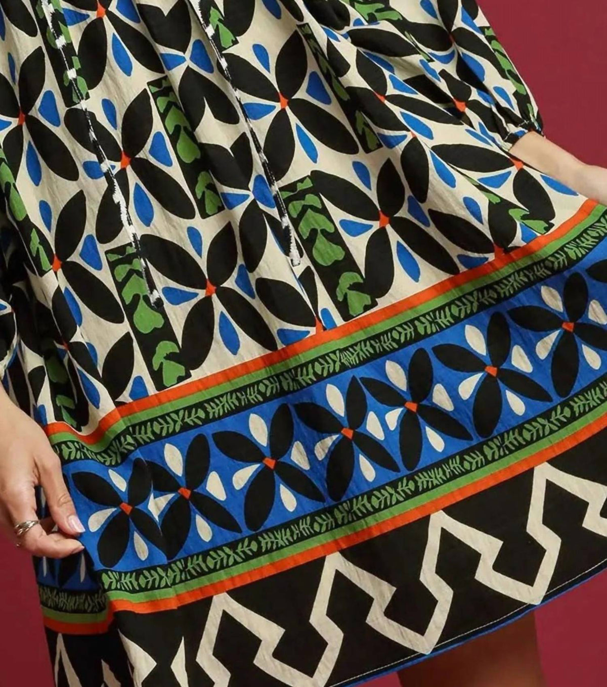 Umgee - Geo Boho Dress