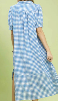 Umgee - Gingham Midi Dress