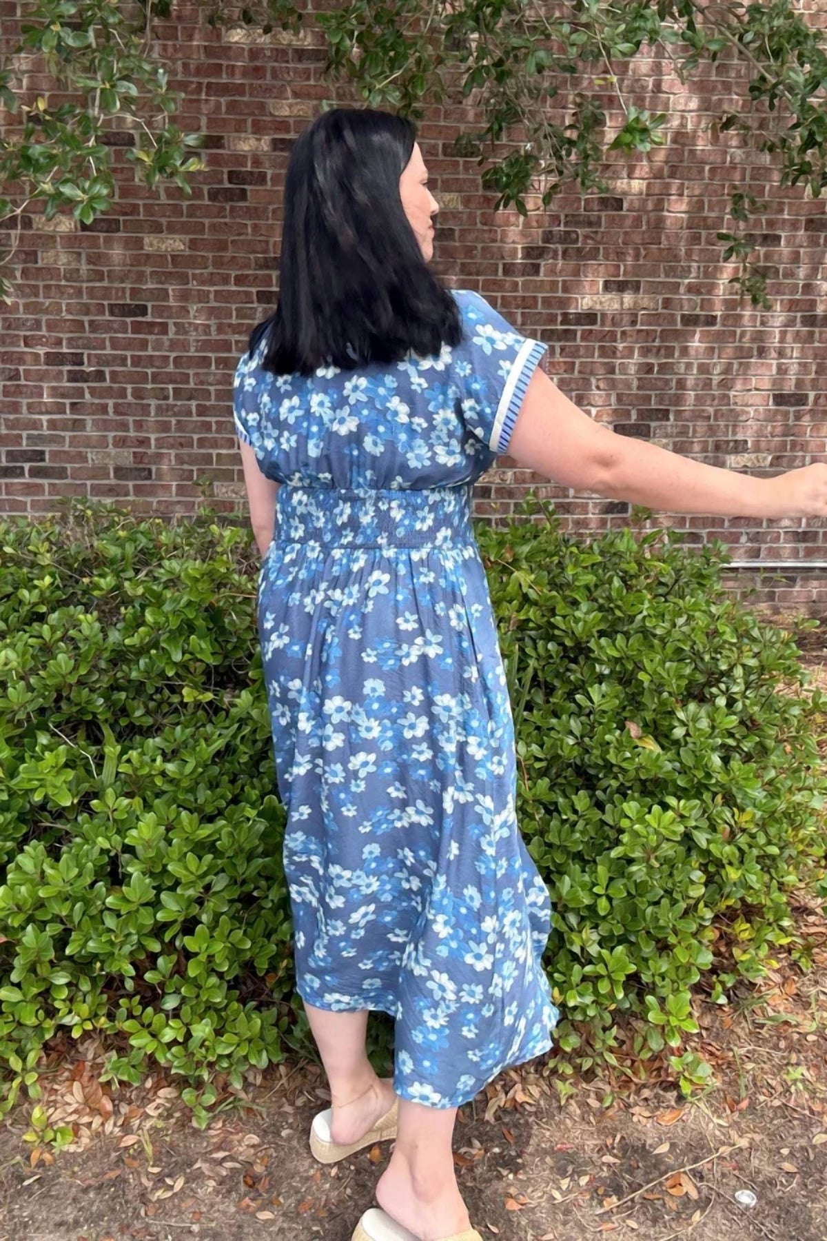 Umgee - Henley Shift Midi Dress