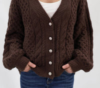 Umgee - Hershey Button Cardigan