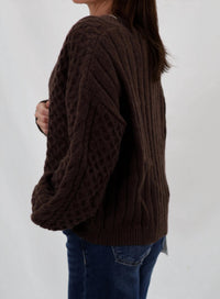 Umgee - Hershey Button Cardigan