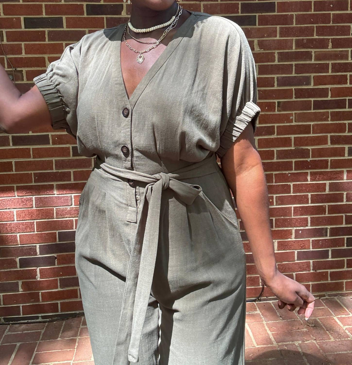 Umgee - Laraine Linen Jumpsuit