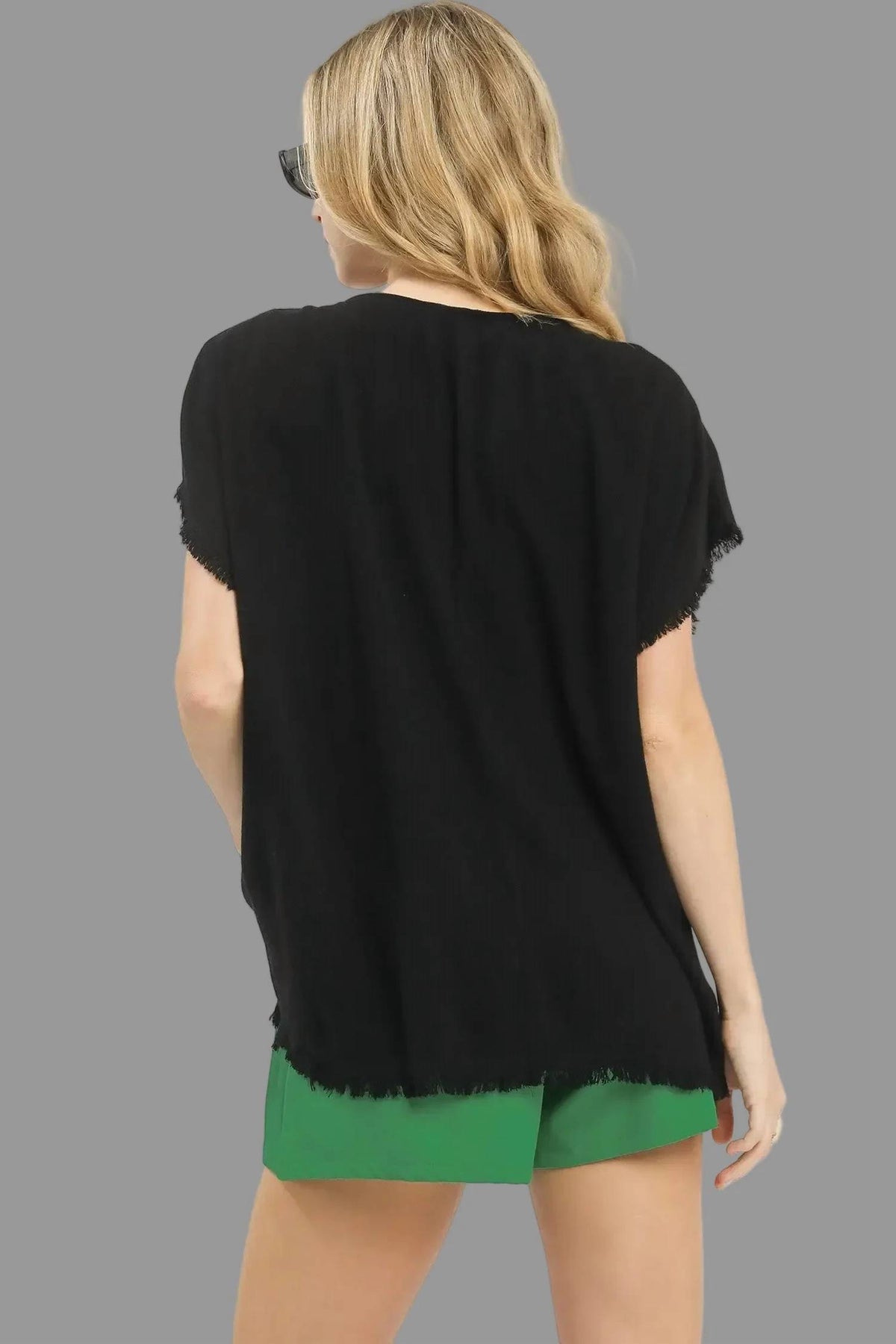 Umgee - Linen Embroidered Top