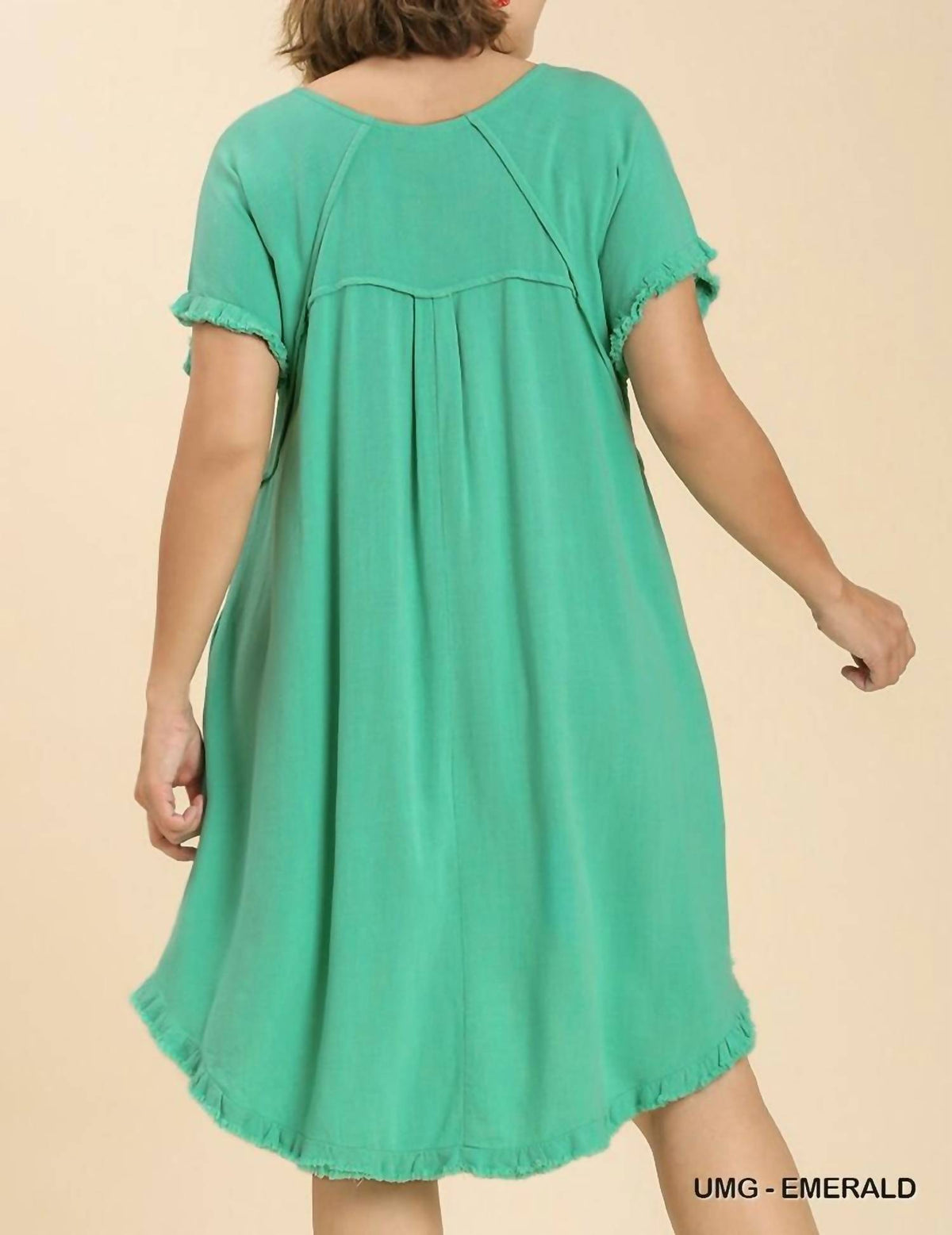 Umgee - Linen Fringe Dress - Plus