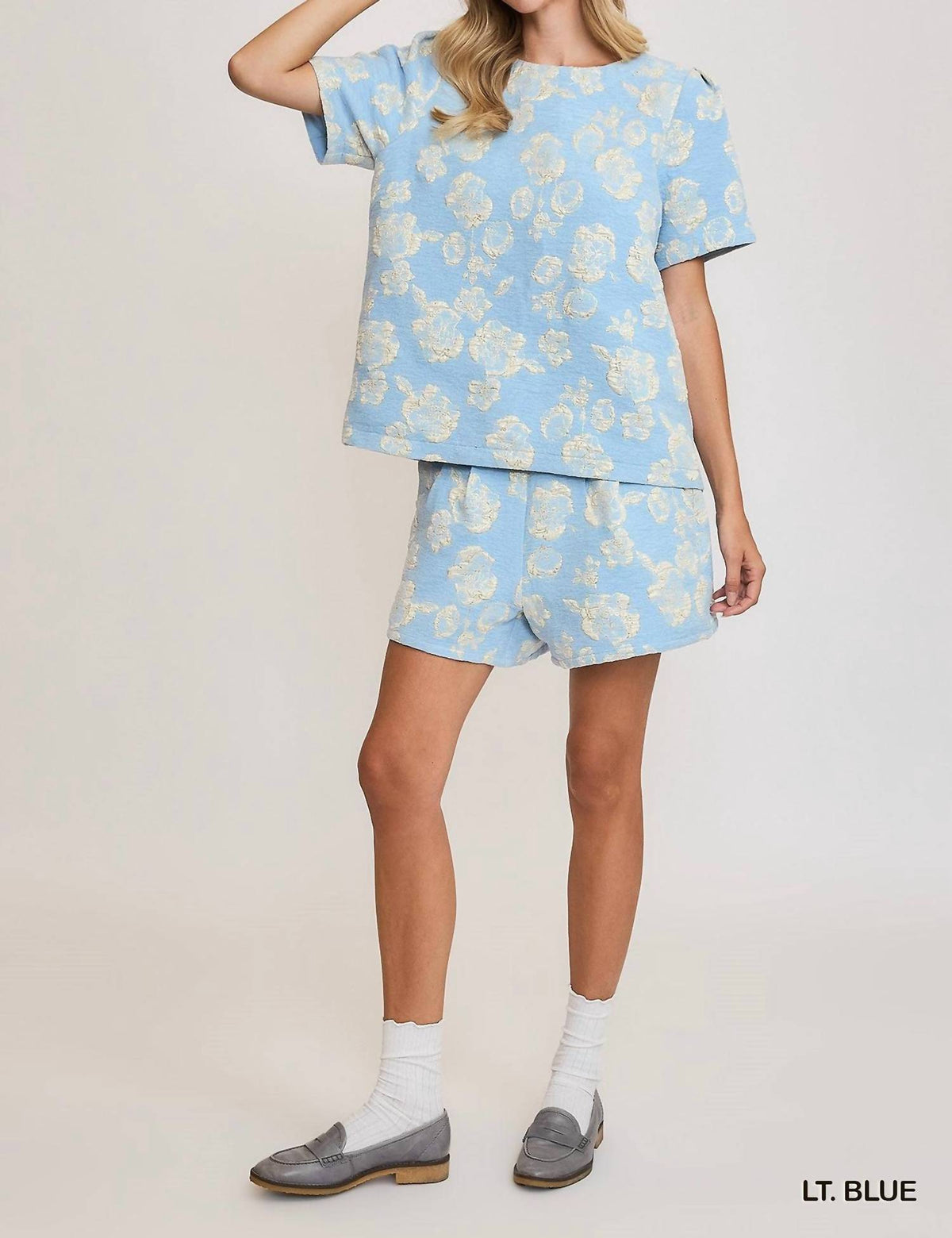 Umgee - Metallic Floral Top