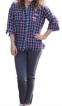 Umgee - Plaid Button Up Top