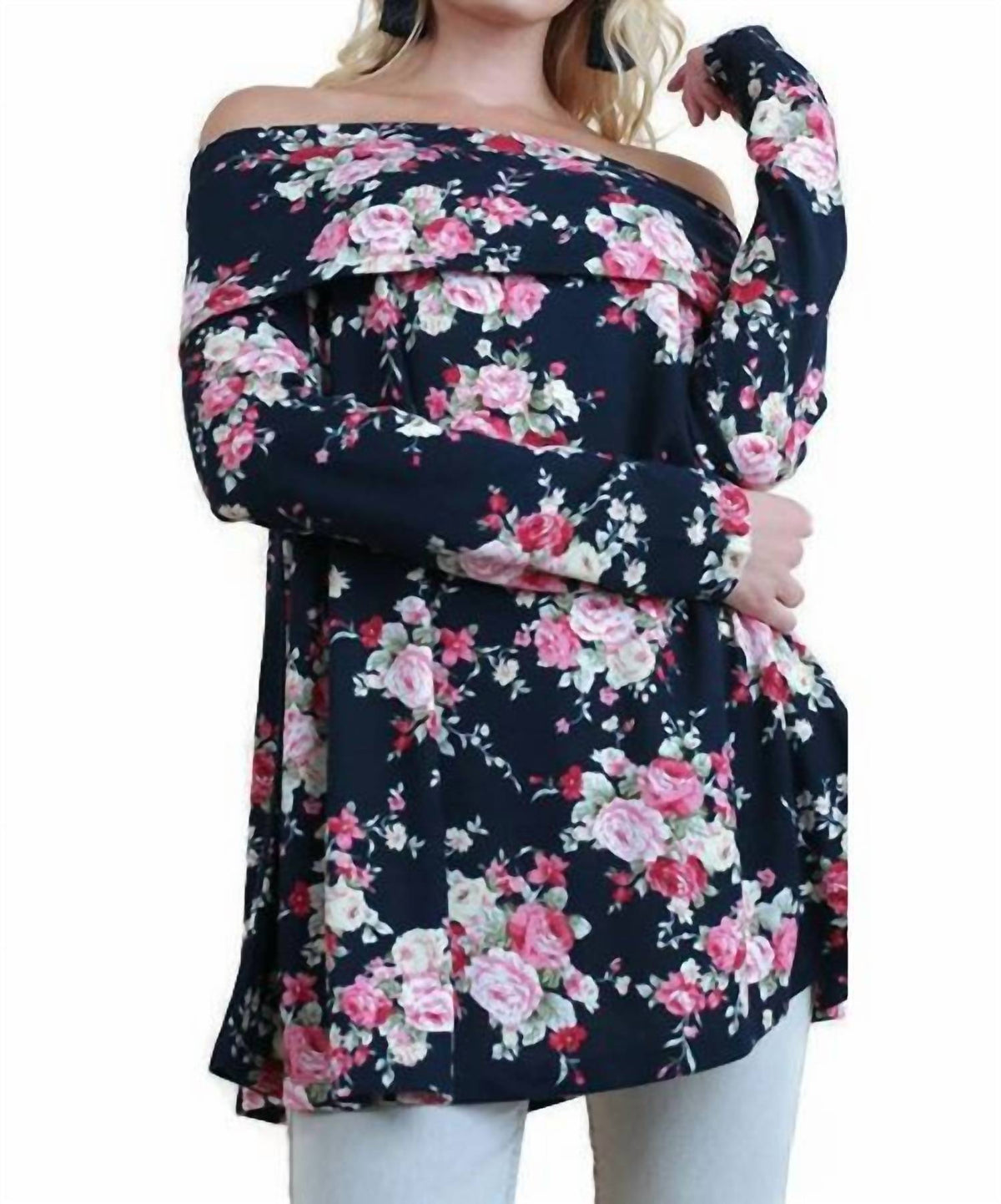 Umgee - Rose Garden Off the Shoulder Top