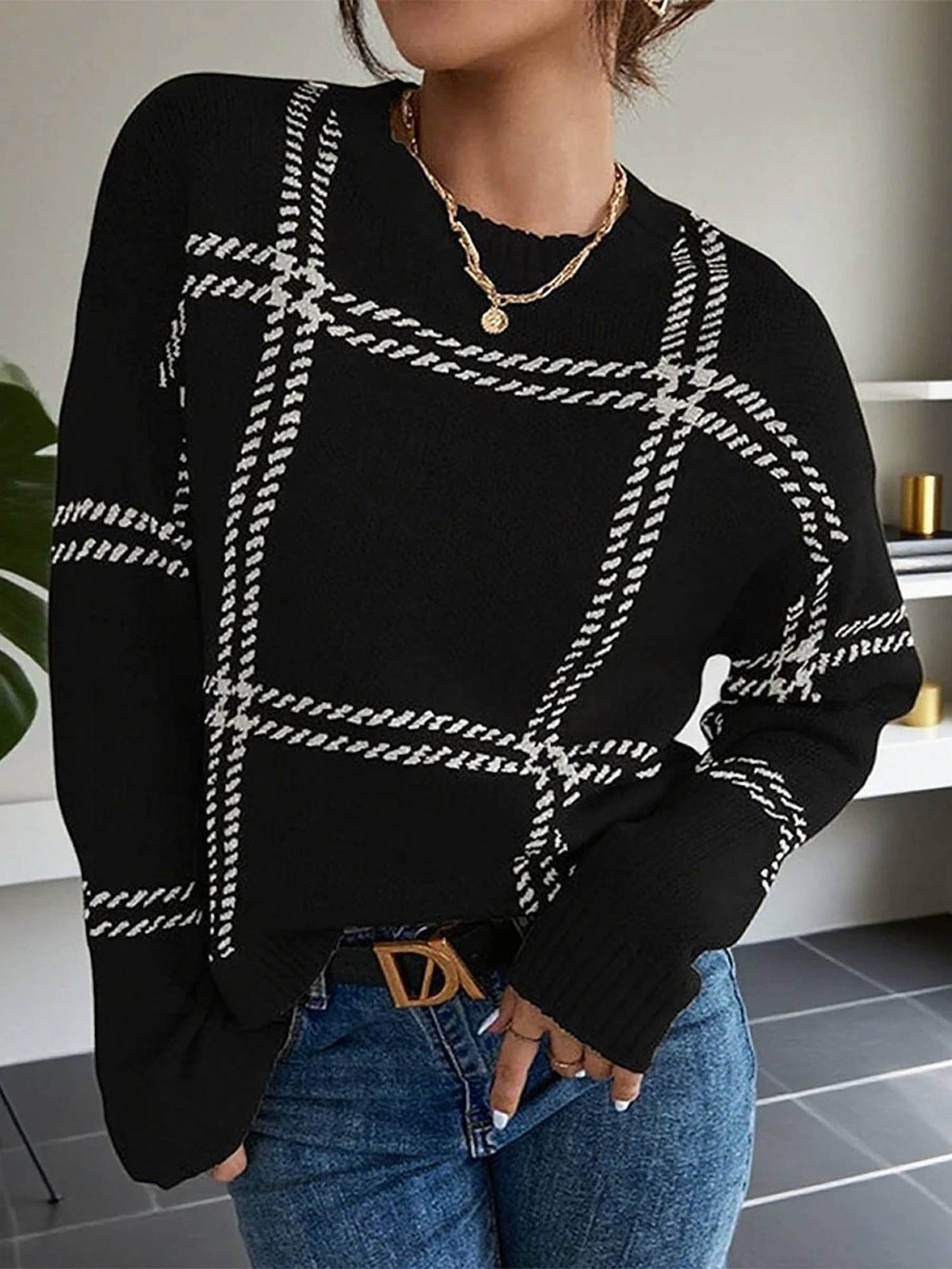 Umgee - Round Neck Sweater