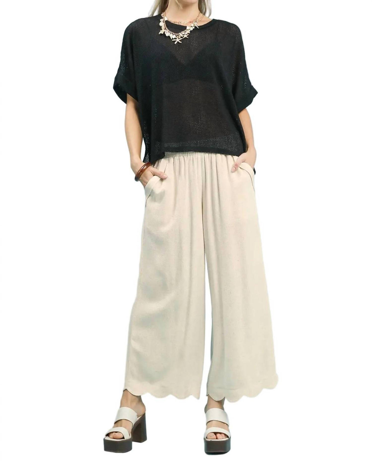 Umgee - Scalloped Bottoms